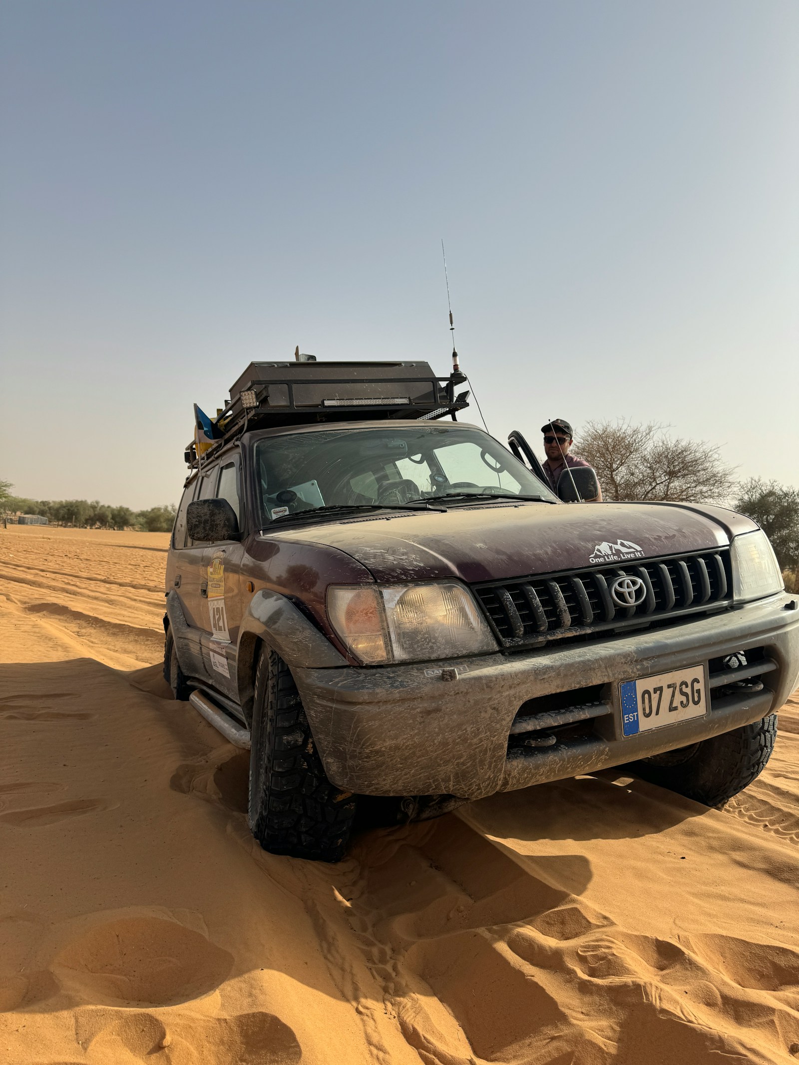 Dune drive adventure in red desert dunes